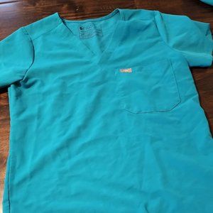 Teal set of Figs Scrubs